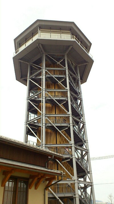 さくらであい館の展望塔