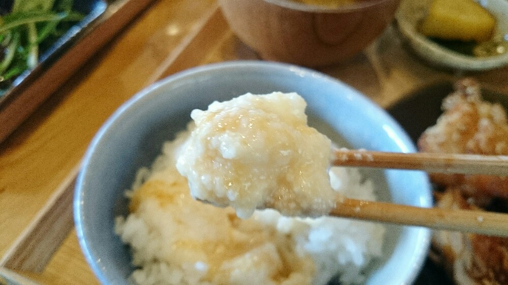 とろろご飯にしてみた