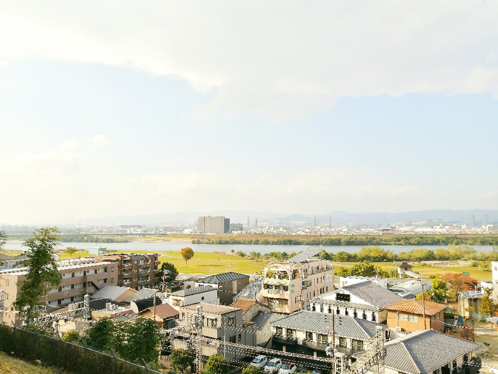 御茶屋御殿跡から見た景色(展望)
