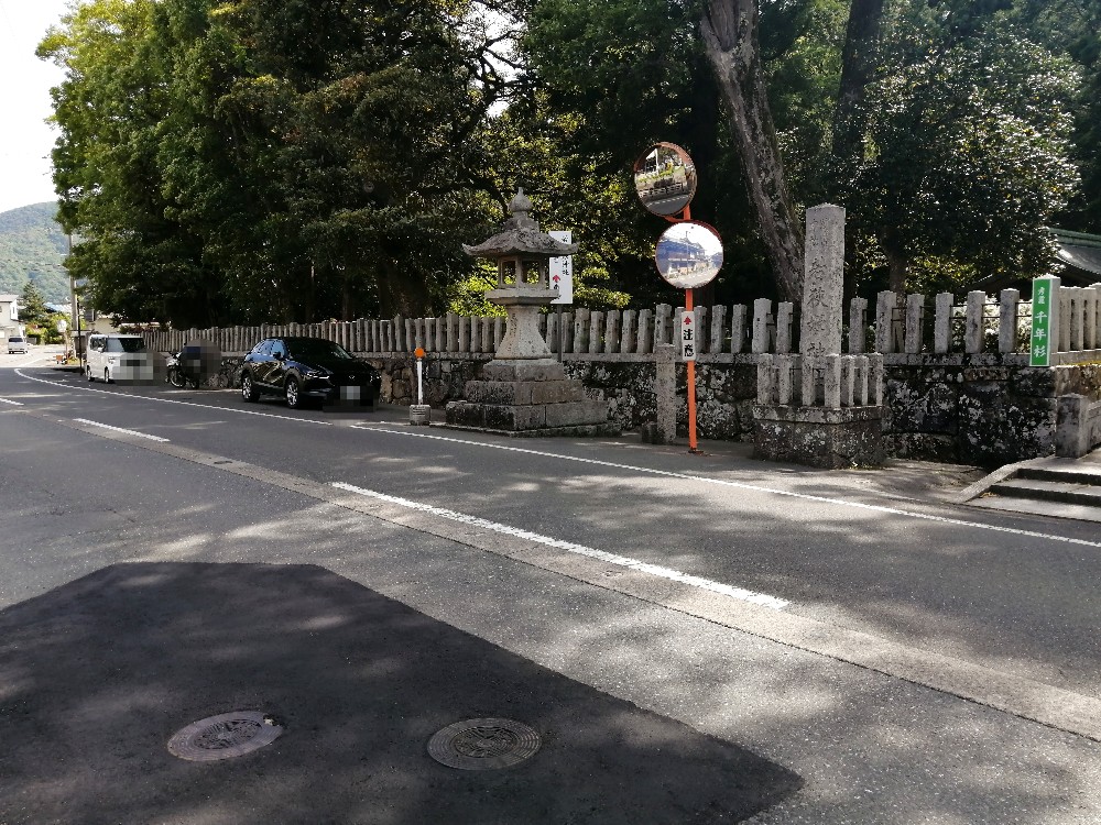 若狭姫神社の駐車場
