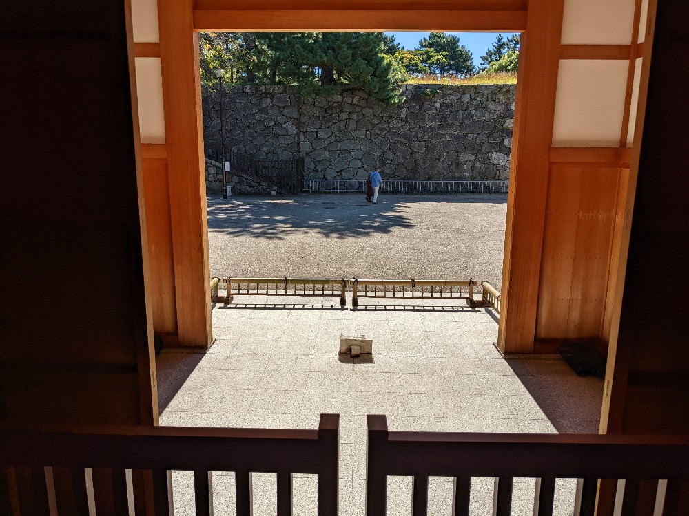 本丸御殿の車寄