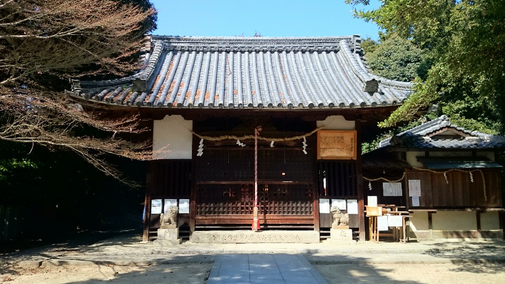 交野天神社の拝殿