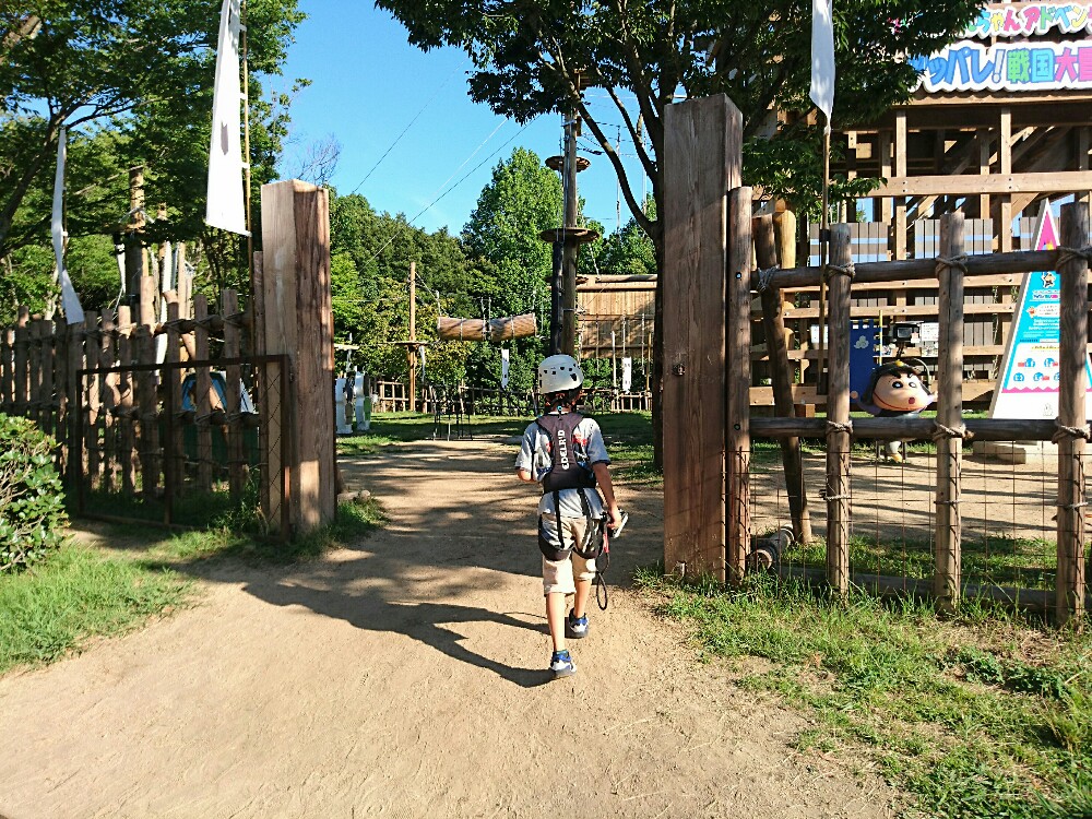 アスレチックの入口