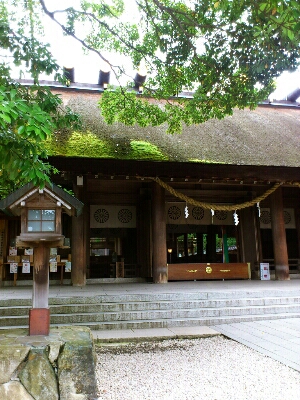 籠神社の拝殿