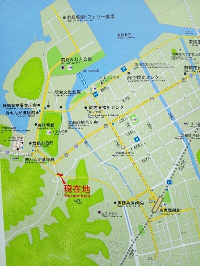北吸トンネルの周辺地図
