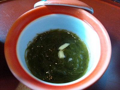 小鉢のもずくもある