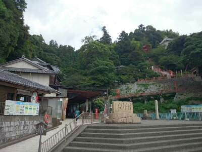 竹生島に上陸