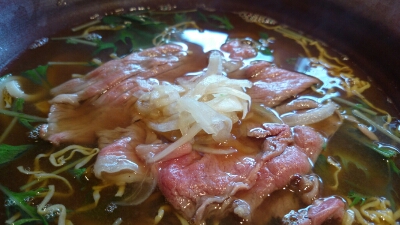 完成した赤鬼うどん